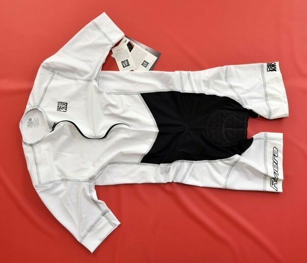 トライアスロンDE SOTO★デソトRiviera RTTS スリーブスーツ size:L ホワイト/ブラック