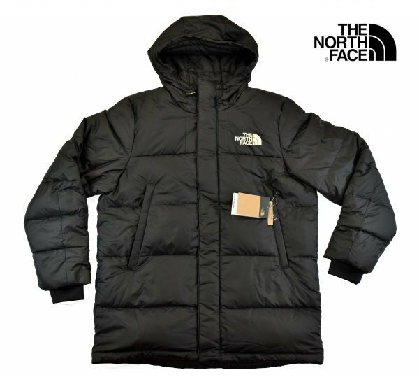 送料無料1★The north face★ノースフェイス Deptford ダウンジャケット size:L ブラック/ブラックマットゴールド
