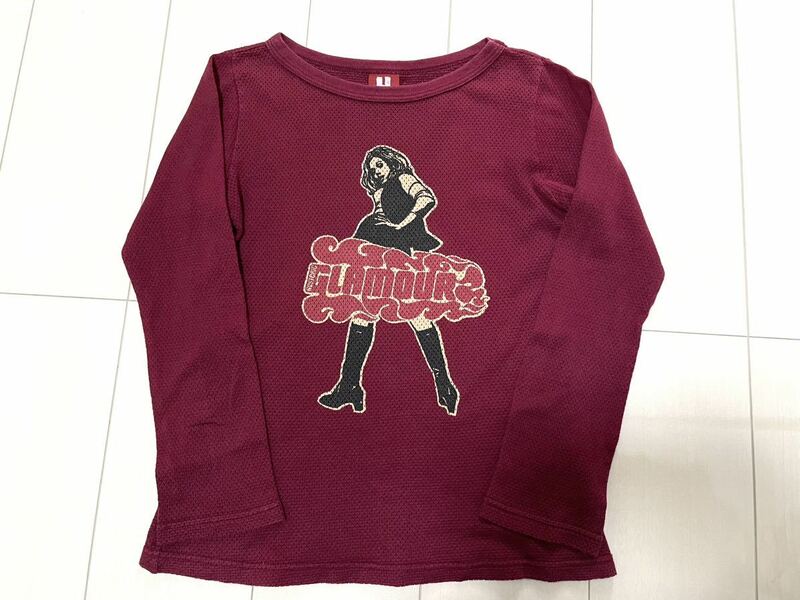 80s 90s レア 初期 HYSTERIC GLAMOUR ヒステリックグラマー ヴィクセンガール ヴィンテージ メッシュ　ロンＴ 希少 NO30987