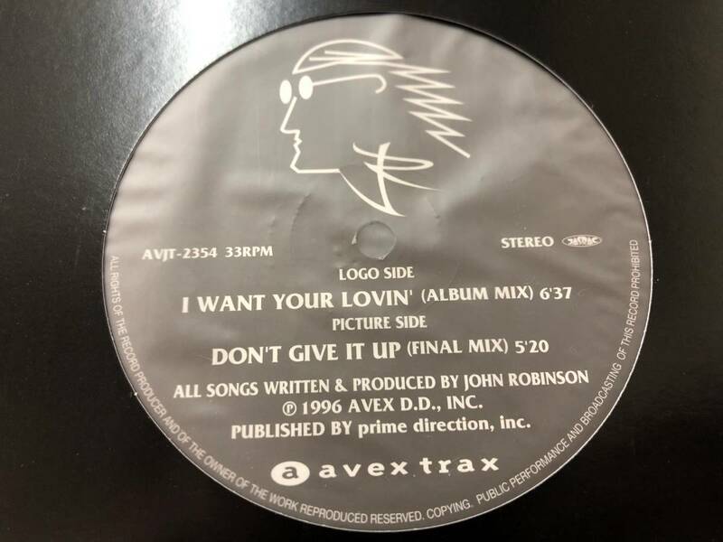 レコード I WANT YOUR LOVIN' DON'T GIVE IT UP AVJT-2354 230801-279