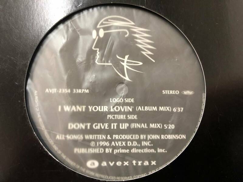 レコード I WANT YOUR LOVIN' DON'T GEVE IT UP AVJT-2354 230801-297