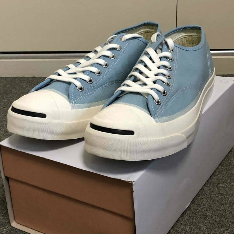 新品 未使用 US11H CONVERSE ADDICT JACK PURCELL CANVAS Light Blue コンバースアディクト ジャック パーセル キャンバス ライトブルー