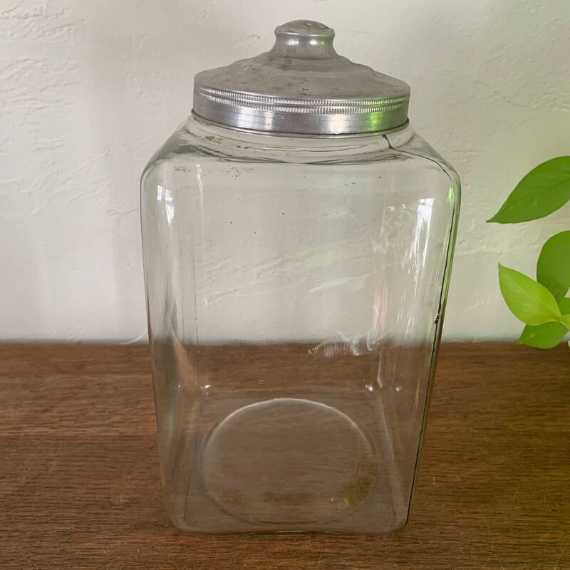 昭和レトロ 保存瓶 駄菓子屋 ガラス瓶 アンティーク 保存容器