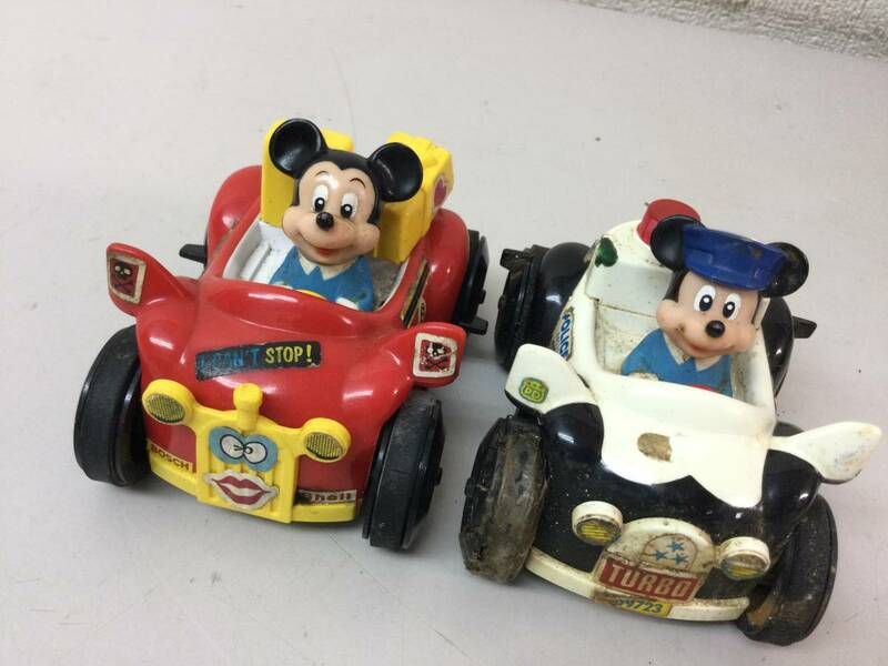 ★ レトロ ミッキーマウス ミニカー セット / Mickey Mouse 玩具 おもちゃ TOMY JAPAN 日本製 まとめ