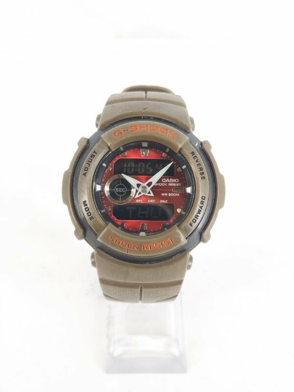 稼働 CASIO G-SHOCK カシオ QZ G-300L G-ショック G-スパイク 200M デジアナ メンズ腕時計