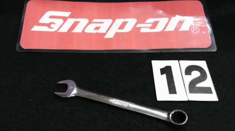 ＜24105＞　Snap-on 　スナップオン　旧ロゴ　アンダーライン　コンビレンチ　OEXM12　　美品