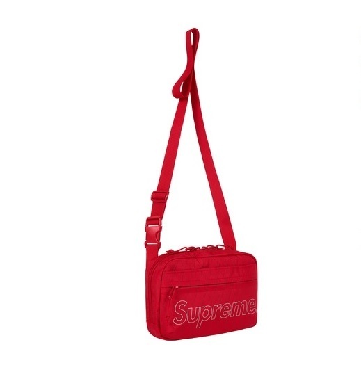Supreme Shoulder Bag red 18aw レッド ショルダー バッグ 鞄 赤 新品 国内正規品 box logo ボックス ポーチ