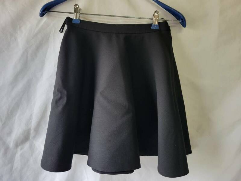 ヴァレンティノ クレープクチュール ミニスカート スカート フレアスカート サイズ40 ブラック VALENTINO