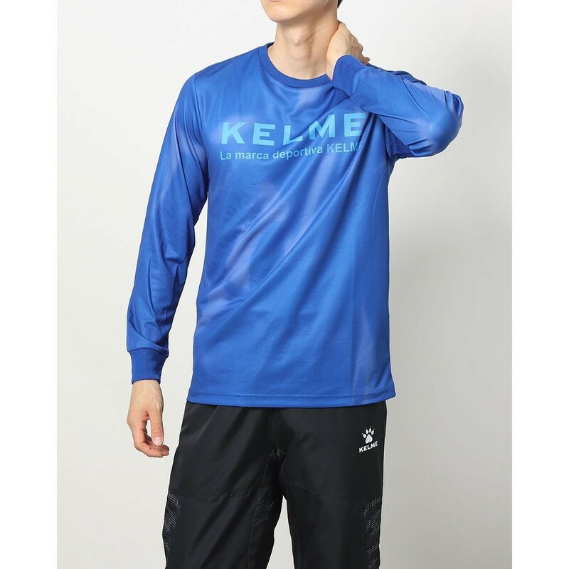 【新品特価!!】ケレメ KELME メンズ サッカー/フットサル 長袖シャツ ロングプラクティスシャ_KA21F681/サイズM