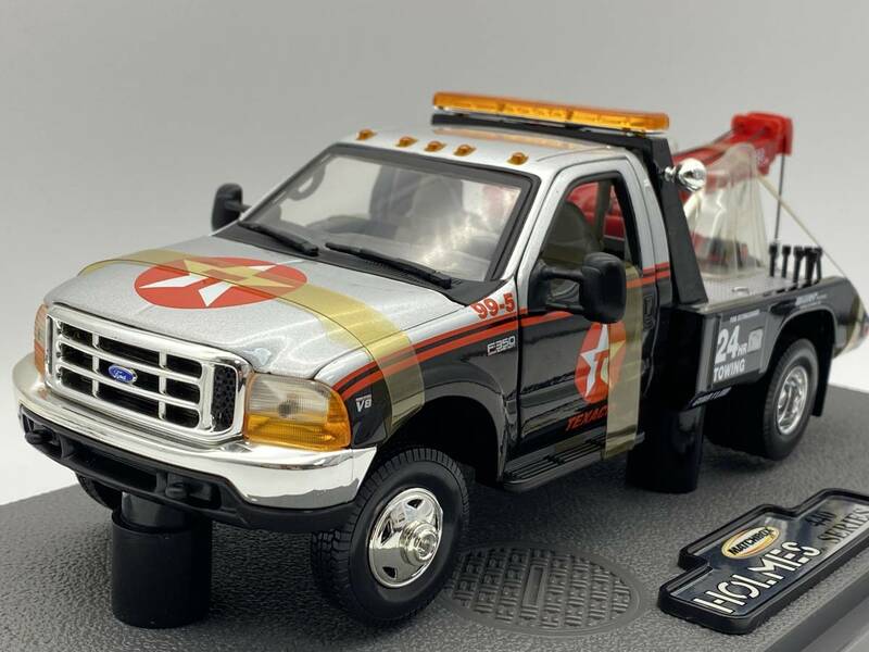 MATCHBOX 1999 FORD F-350 SUPER DUTY TEXACO TOWING 1/24 マッチボックス フォード スーパーデューティー テキサコ レッカー ミニカー