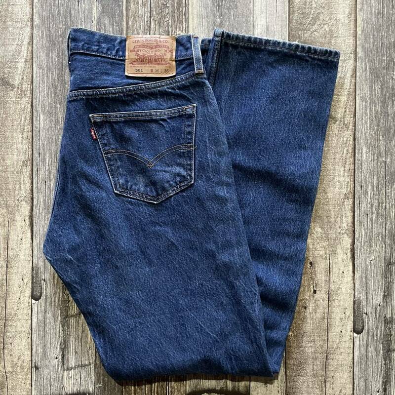 送料無料　2001年製　Levis501 リーバイス501 濃いめ　W36