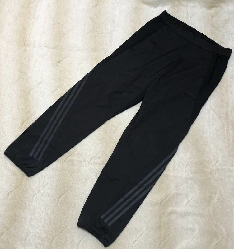 ☆adidas☆アディダス クロス パンツ L 黒系 トレーニング トラック ジャージ ウインドパンツ ウインドブレーカー GN0739