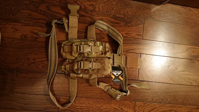 CONDOR Drop Leg M4 Pouch マルチカム