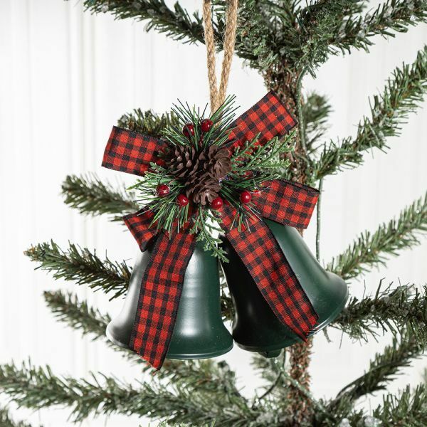 クリスマス　ストラップ ベル　鉄製　クリスマスツリー オーナメント プレゼント　　R555