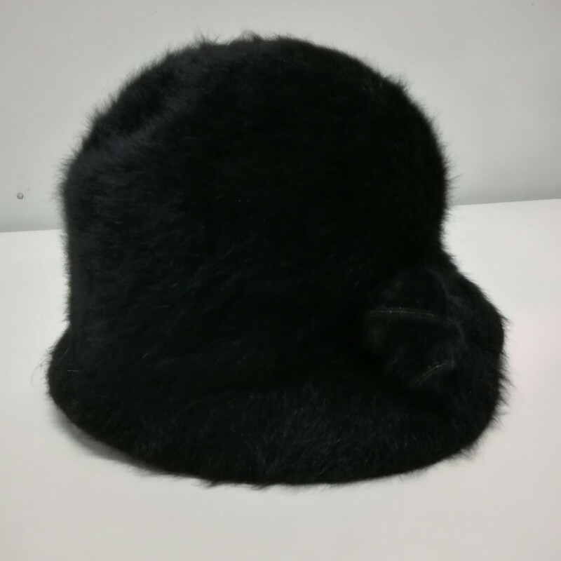 KANGOL Design カンゴール ハット 帽子 黒 ブラック系 英国製 約55.5cm