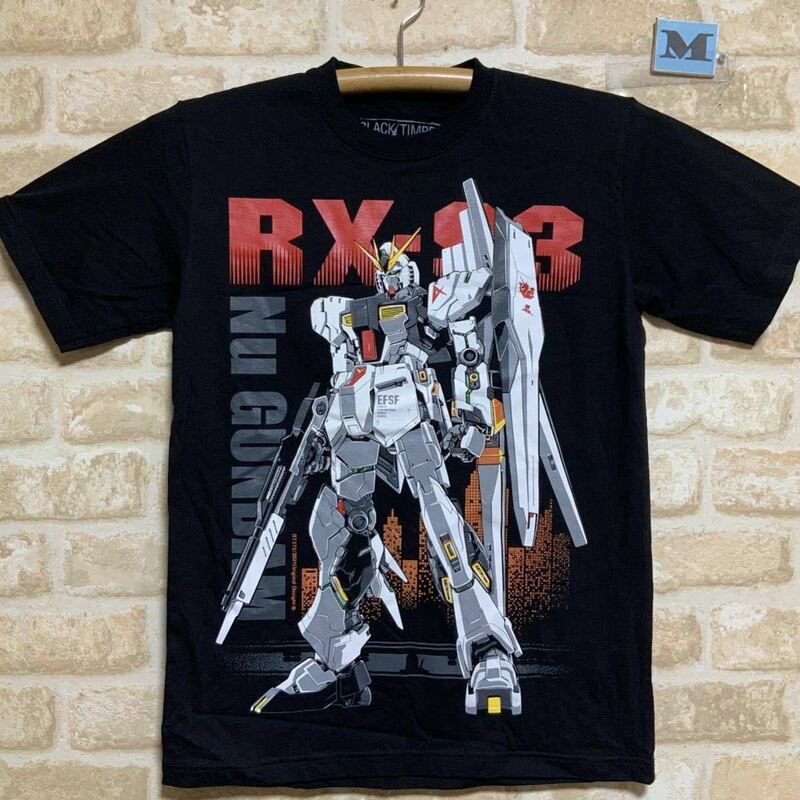 ガンダム　RXー93 NU GUNDAM Tシャツ　Mサイズ　イラスト　機動戦士ガンダム 海外製