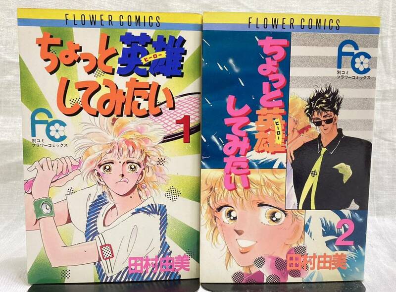 田村由美 ちょっと英雄してみたい 全2巻初版　フラワーコミックス　小学館