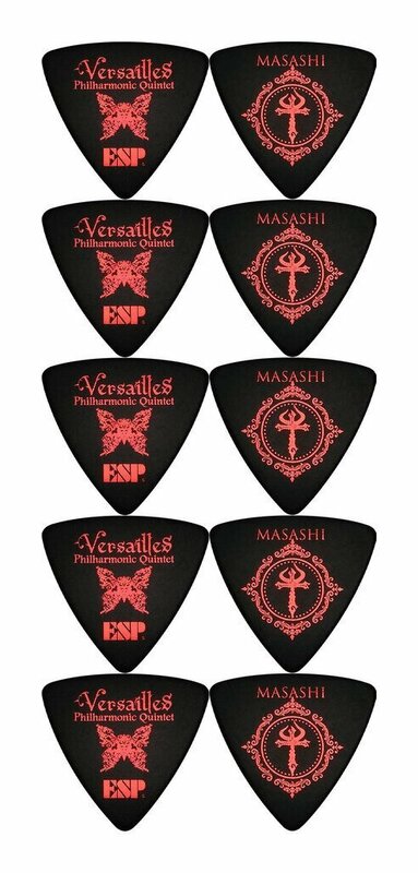 ★ESP PA-VM10/10枚 ブラック Versailles MASASHI シグネチャー ギター ピック★新品送料込/メール便