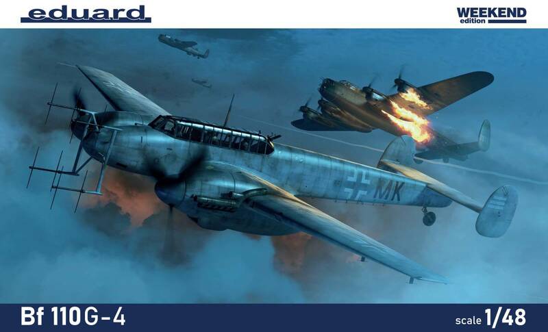 ○EDUARDエデュアルド／ メッサーシュミット Bf-110G-4 夜間戦闘機 (1/48)ウィークエンド