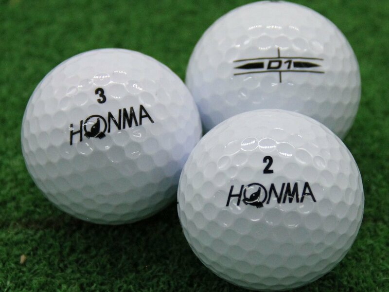 ABランク ホンマ HONMA D1 2022年モデル ホワイト 50個 球手箱 ロストボール