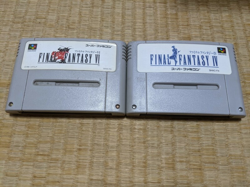 スーパーファミコン 　ソフト　ファイナルファンタジー６　ファイナルファンタジー4