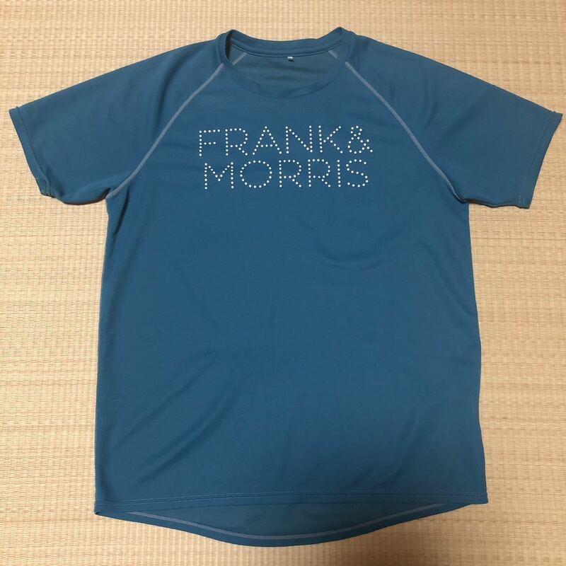 フランクアンドモリス FRANK&MORRIS トレラン　Tシャツ Mサイズ MMA ブルー