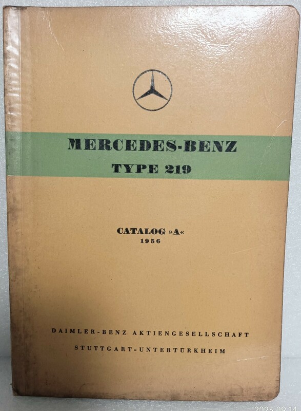 メルセデスベンツ 1956年 W105 219 パーツリスト 分解書 整備書