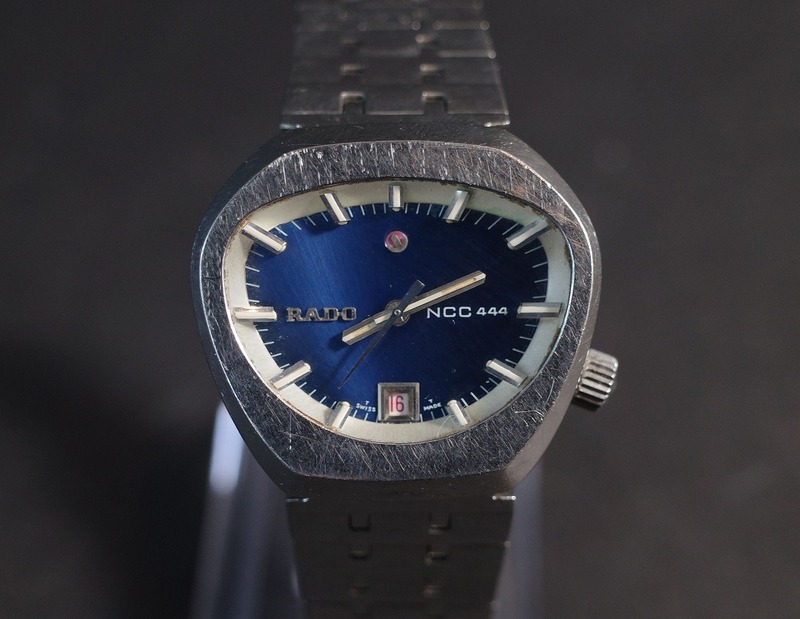 RADO ラドー NCC 444 REF 7028 腕時計 青文字盤 ブルー 自動巻き