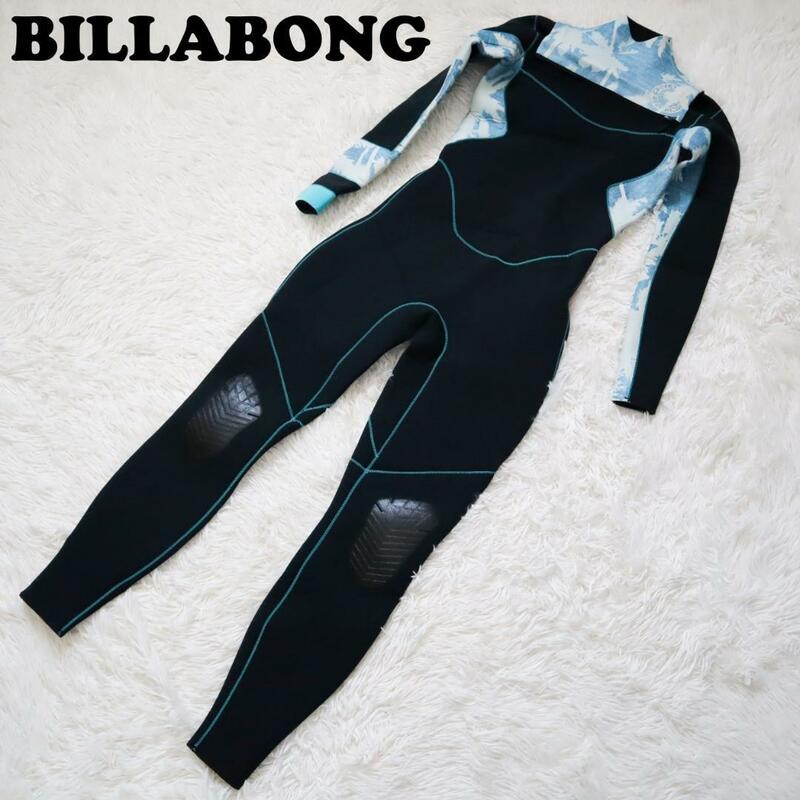 ビラボン/BILLABONG ウェットスーツ レディース 3mm ブラック ブルー フルスーツ