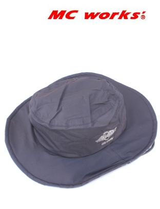 MC works' WATER PROOF HAT2／MCワークス　ウォータープルーフハット2／グレー×ブラックカモ／サイズL