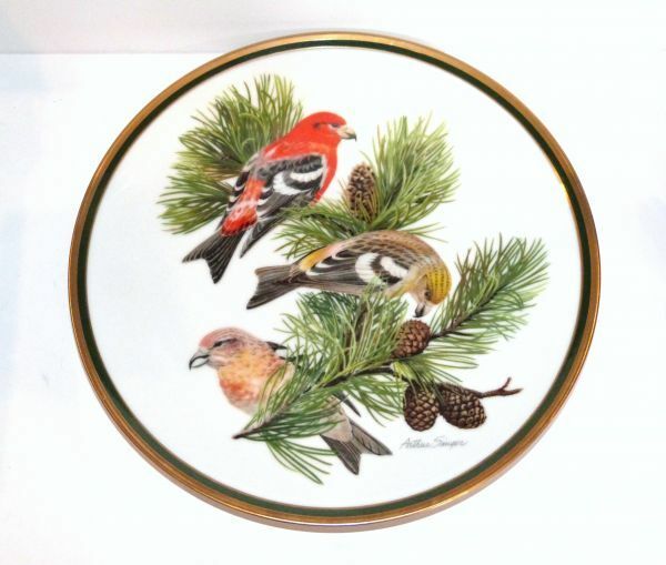 FRANKLINPORCELAIN(フランクリンポーセリン) 　Woodland Birds of the World　飾り皿　約27cm　841220AA508-238