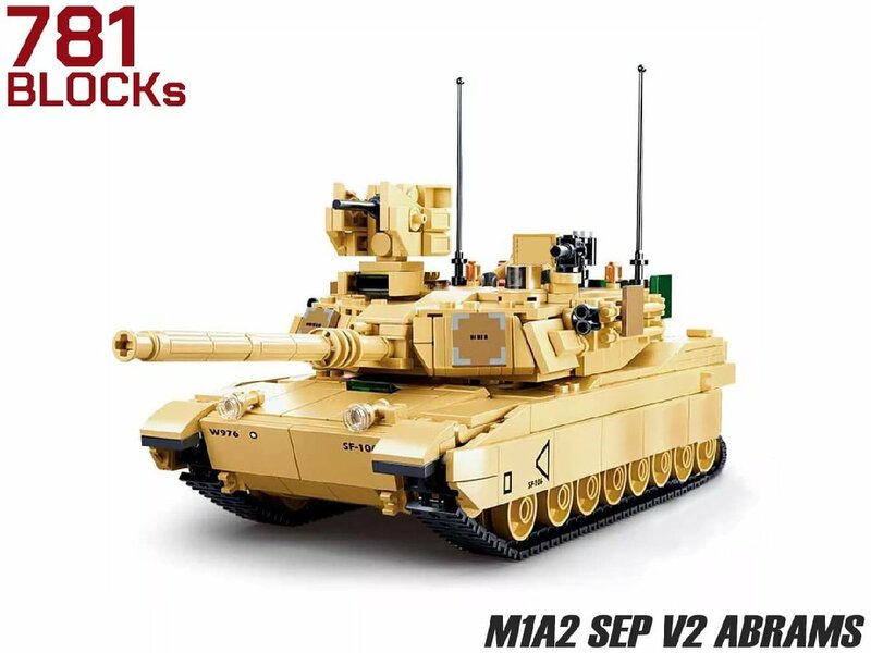 M0104P　AFM M1A2 SEP V2 エイブラムス 主力戦車 781Blocks