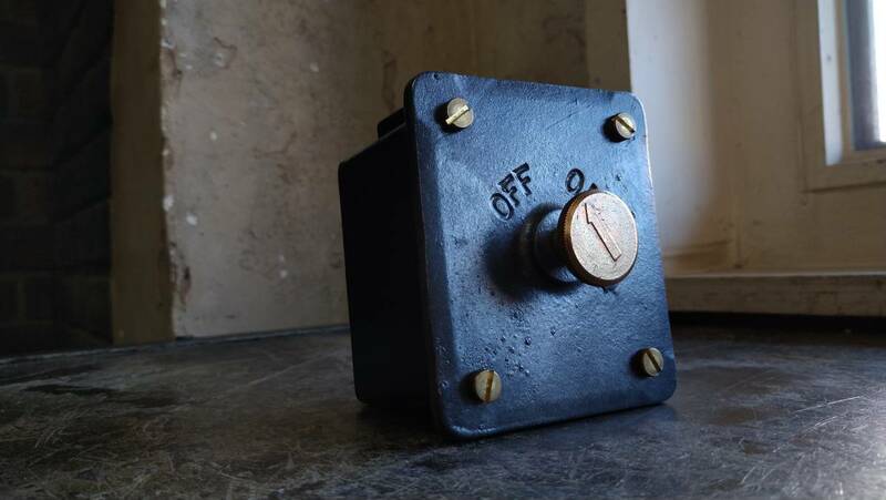 ビンテージ インダストリアル ロータリー スイッチ vintage industrial rotary switch 1950 Made in England