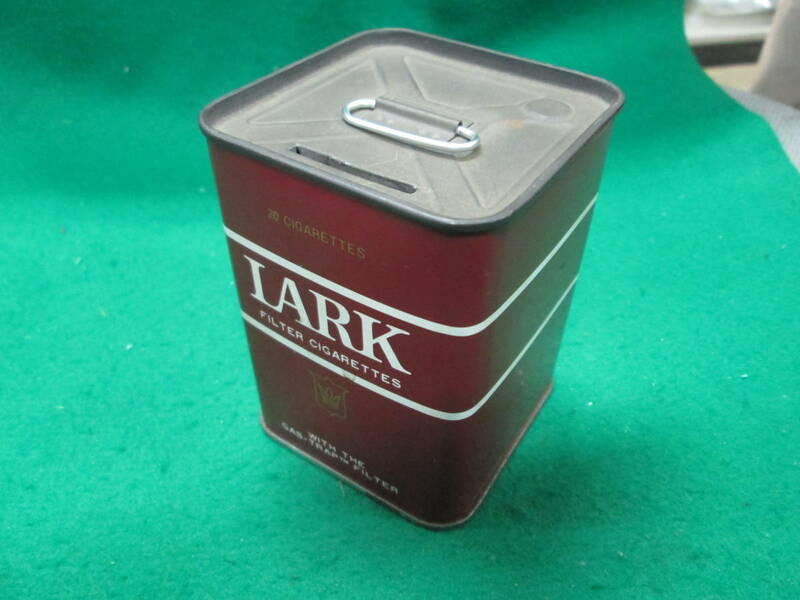 ラーク 貯金箱 缶 LARK 検索用：たばこ 煙草 タバコ 昭和 レトロ ヴィンテージ 看板 置物