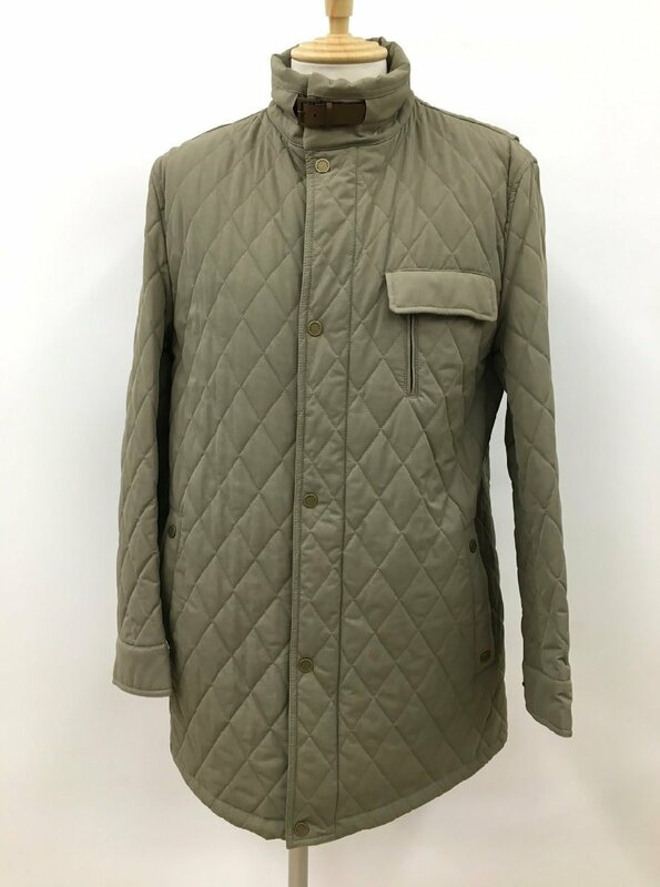 バーバリーロンドン BURBERRY LONDON キルティングジャケット LL カーキ 長袖 2310WT019