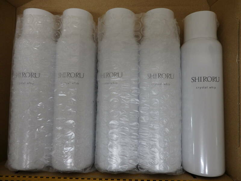 F20-5.10) SHIRORU / シロル　クリスタルホイップ　5本　洗顔料　未開封品