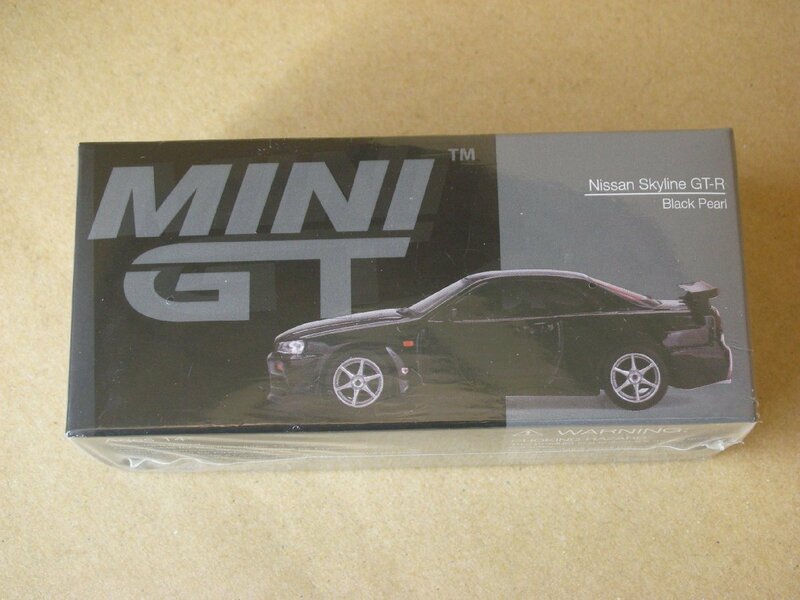 TrueScale Miniatures MINI GT 1/64 ニッサン スカイライン GT-R R34 V-Spec 右ハンドル 完成品