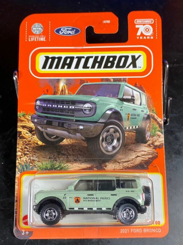 MATCHBOX マッチボックス MBX 2021 FORD BRONCO フォード ブロンコ 緑