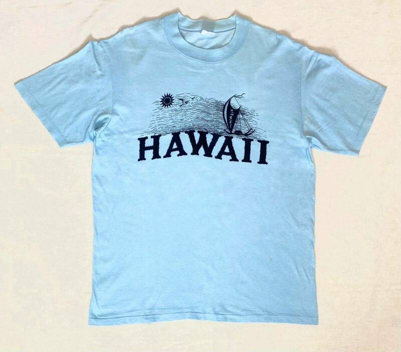 ★80s HAWAI Tシャツ SizeL相当USA製 ビンテージ★