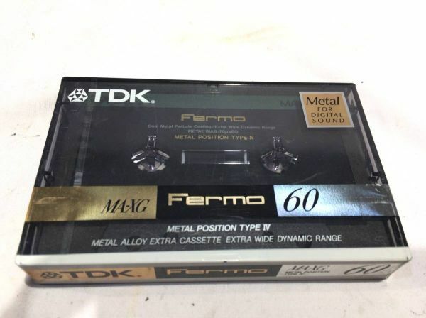 ■9730■新品・未開封■TDK MA-XG 60 Fermo メタル カセットテープ MA-XG60F 60分