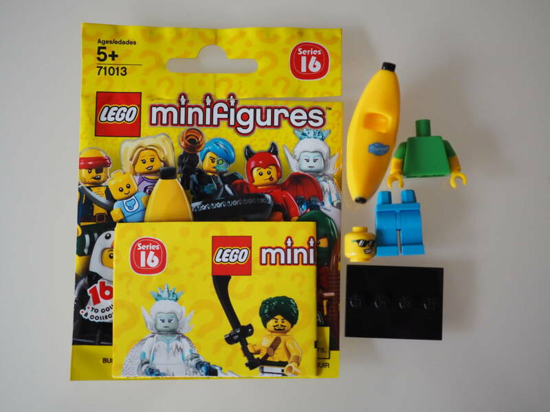 【組立済】LEGO レゴ ミニフィギュア シリーズ16 NO.15　バナナガイ Banana Guy minifigures series 16
