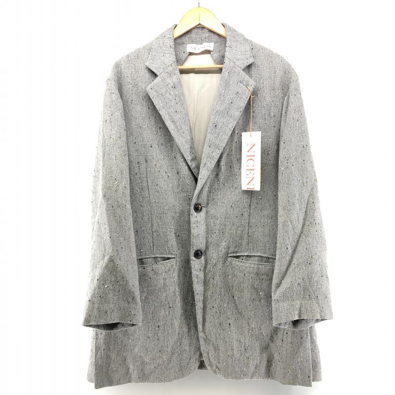 【中古】NICENESS 21AW NEP TWEED OVER JACKET“DAVIDSON”NN-001-ONF21 サイズM　ナイスネス[240024430545]