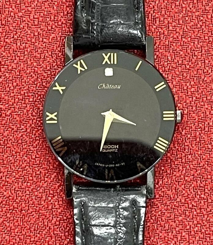 ＃5021【中古品】（稼働確認電池切れ）SEIKO　CHATEAU　リコー　レディース時計　ベルト破損あり