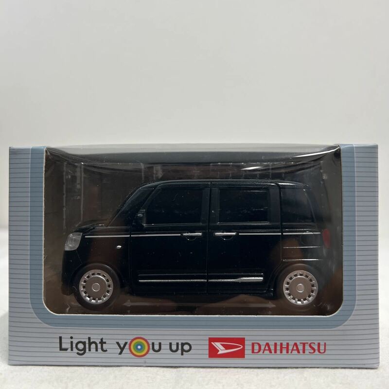 非売品 DAIHATSU ディーラー特注 新型 CANBUS ダイハツ キャンバス プルバックカー ミニカー カラーサンプル ブラックマイカ LA850S ムーヴ