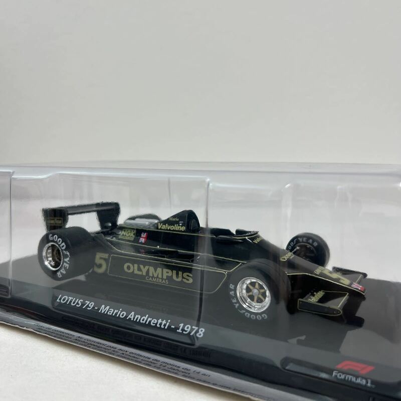 デアゴスティーニ 1/24 Lotus 79 Mario Andretti #5 1978年 F1 GP ビッグスケールコレクション ロータス M.アンドレッティ完成品 ミニカー