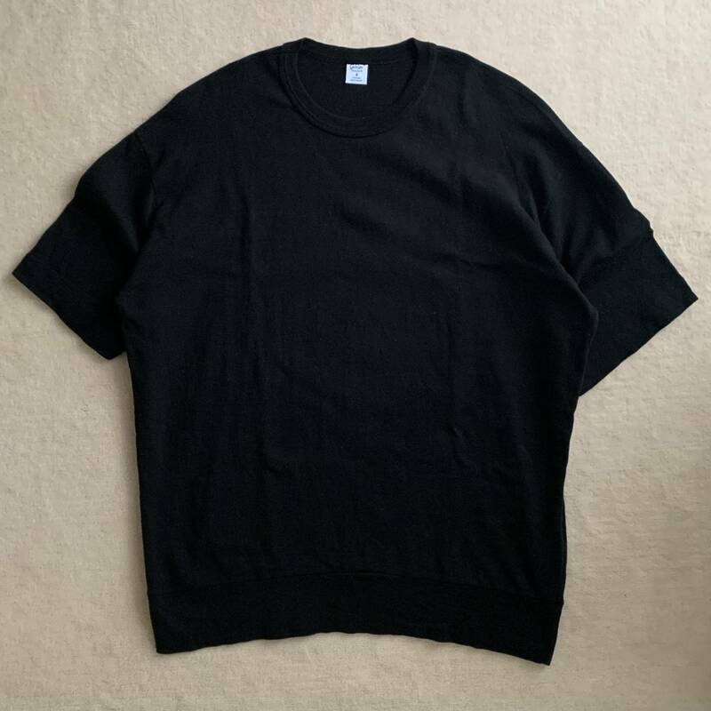 gicipi TONNO クルーネック リラックスフィットTシャツ 黒（4）