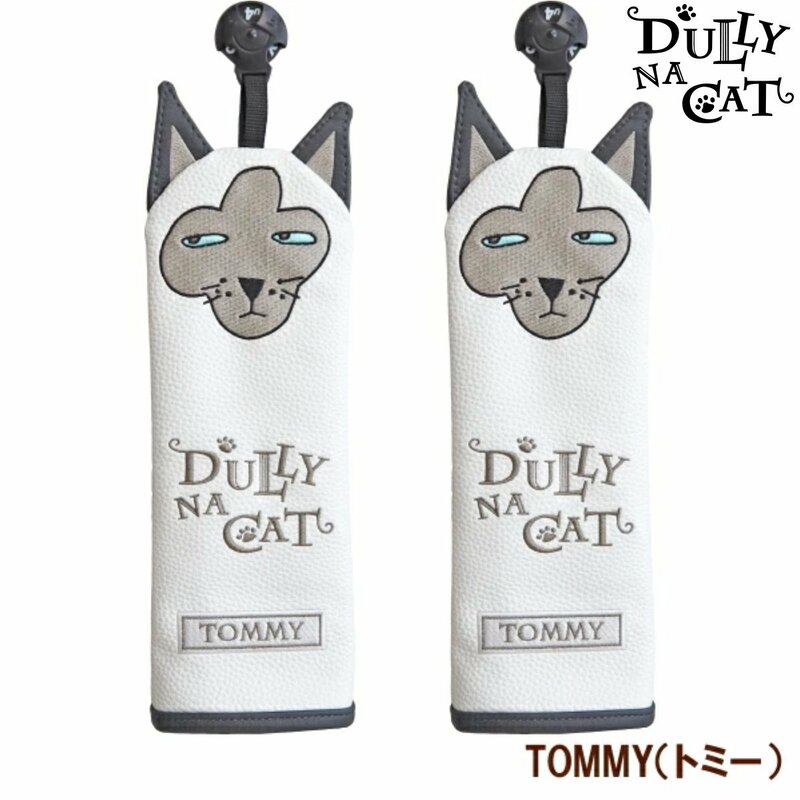 ★DULLY NA CAT ダリーナキャット ヘッドカバー２個組 UT用×2　TOMMY（トミー）★送料無料★