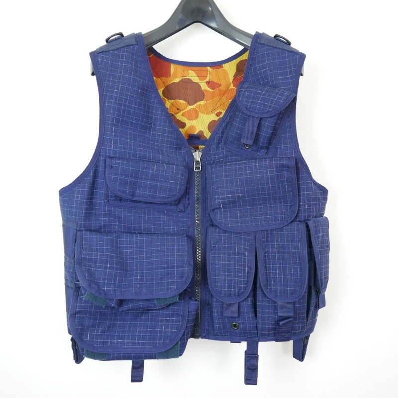 19SS AD2018 JUNYA WATANABE COMME des GARCONS MAN ジュンヤワタナベ マン WOOL CHECK VEST ウール チェック ハンティングベスト ONE SIZE