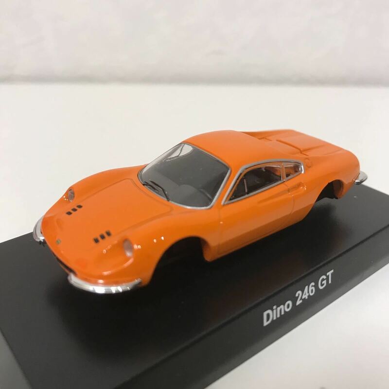 1/64 京商 サンクス　フェラーリ　7 Dino 246 GT オレンジ