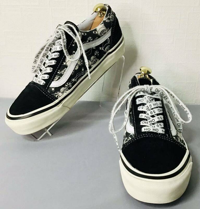 VANS OLD SKOOL 50周年 50th SKULL PIRATES 25.5cm スカルパイレーツ サンタ オールドスクール